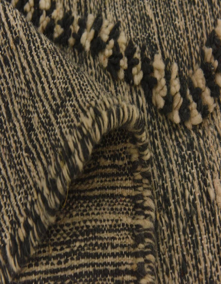 Detail image of 4' 11 x 8' 4  Hand Knotted Moroccan Wool Rug