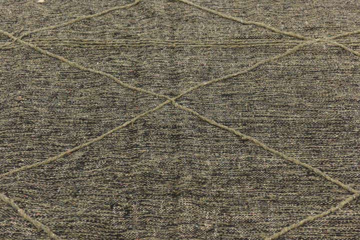 6' 8 x 11' 5 Hand Knotted Moroccan Wool Rug