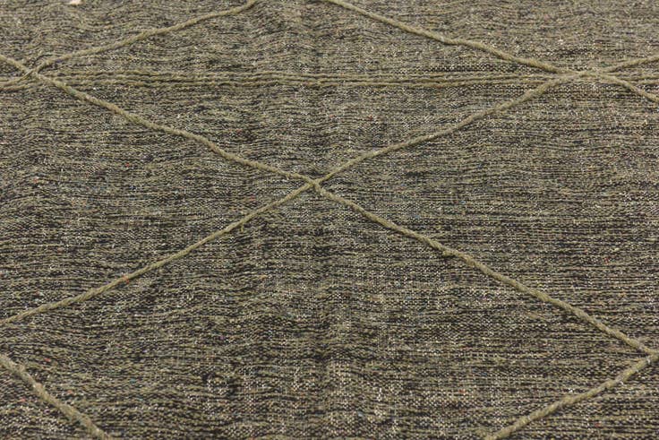 Detail image of 6' 8 x 11' 5 Hand Knotted Moroccan Wool Rug