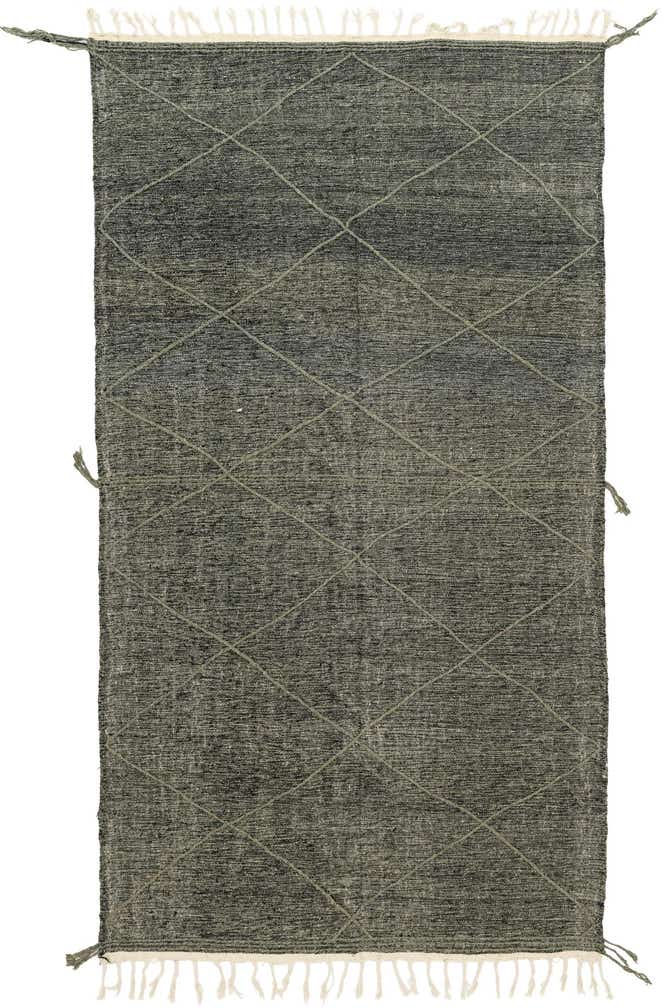6' 8 x 11' 5 Hand Knotted Moroccan Wool Rug