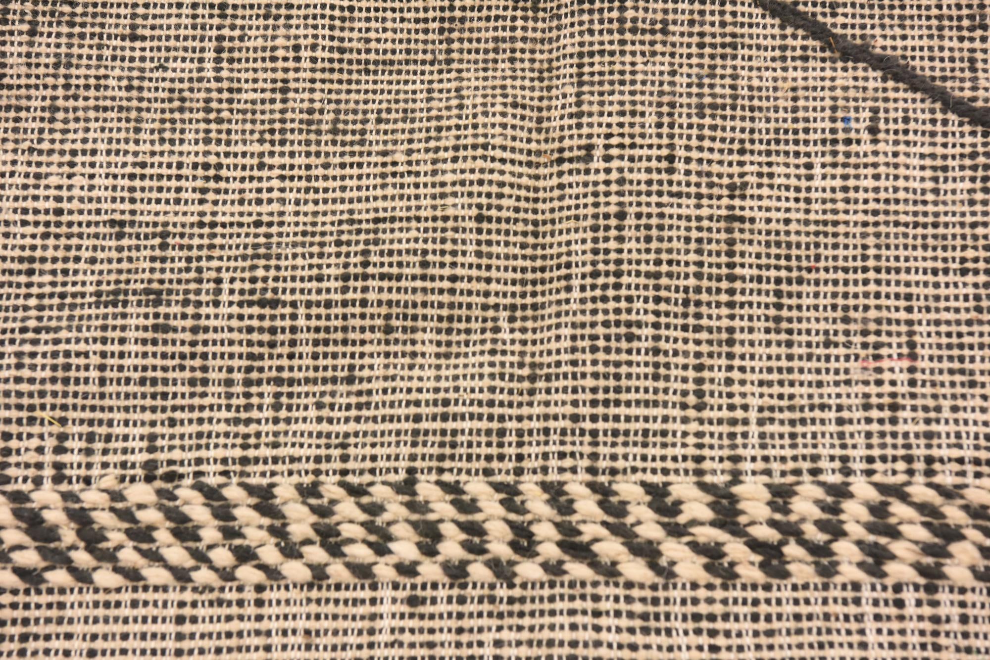 6' 8 x 9' 6 Hand Knotted Moroccan Wool Rug