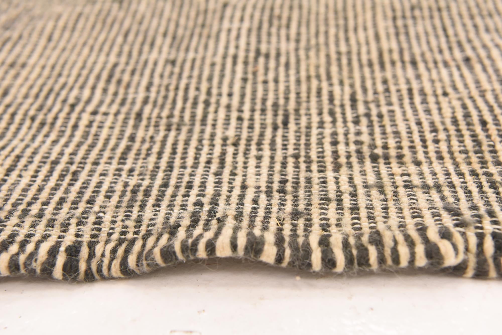 6' 8 x 9' 6 Hand Knotted Moroccan Wool Rug