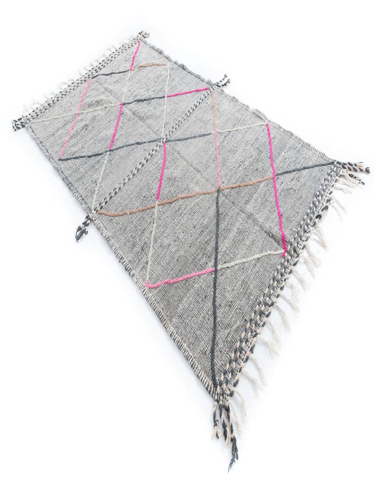 Detail image of 5' x 8' 3  Hand Knotted Moroccan Wool Rug