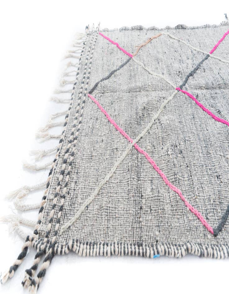 Detail image of 5' x 8' 3  Hand Knotted Moroccan Wool Rug