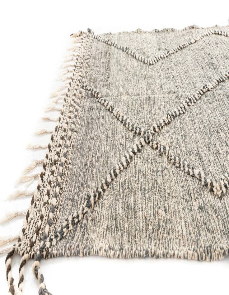 Detail image of 5' x 8' 7  Hand Knotted Moroccan Wool Rug