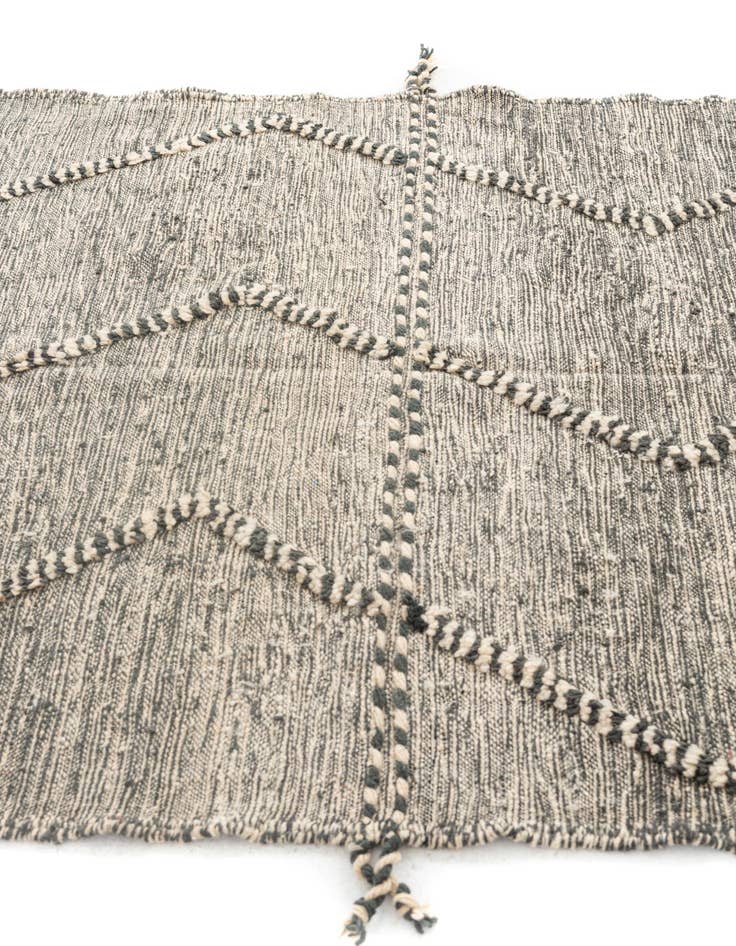 Detail image of 5' x 8' 7  Hand Knotted Moroccan Wool Rug