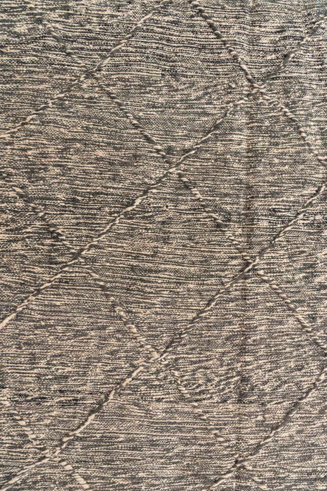 6' 7 x 9' 8 Hand Knotted Moroccan Wool Rug