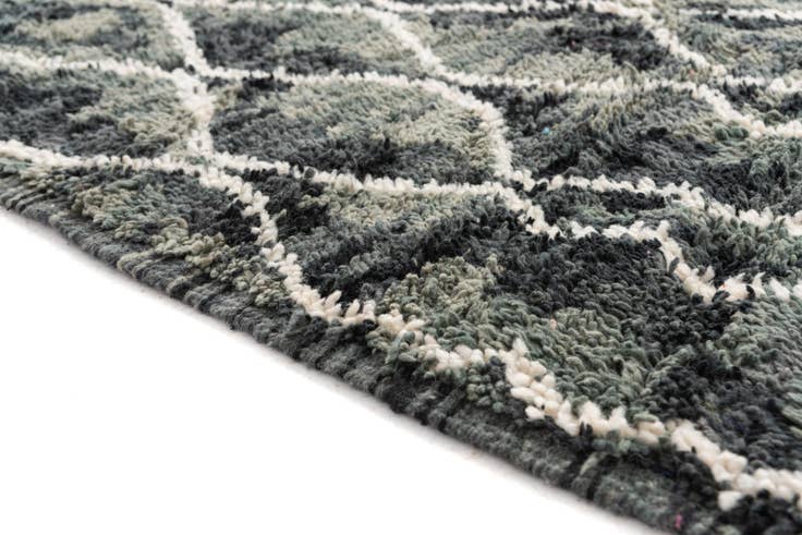 Detail image of 5' x 8' Hand Knotted Moroccan Wool Rug