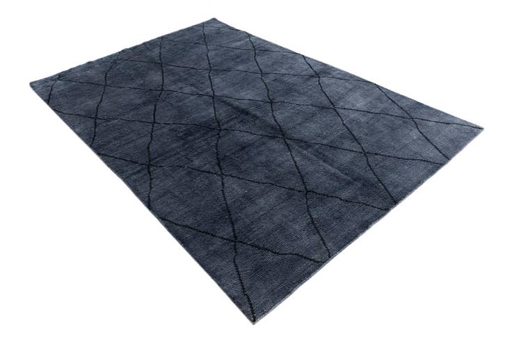 Detail image of 5' 6 x 8' 2 Hand Knotted Moroccan Wool Rug