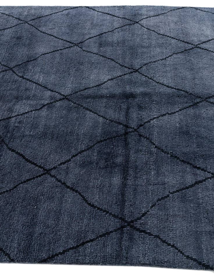 Detail image of 5' 6 x 8' 2  Hand Knotted Moroccan Wool Rug