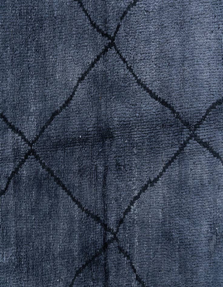 Detail image of 5' 6 x 8' 2  Hand Knotted Moroccan Wool Rug