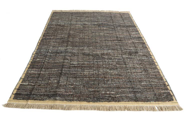 Detail image of 8' 1 x 10' 8 Hand Knotted Moroccan Wool Rug