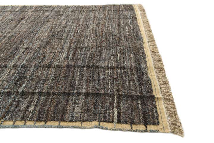 8' 1 x 10' 8 Hand Knotted Moroccan Wool Rug