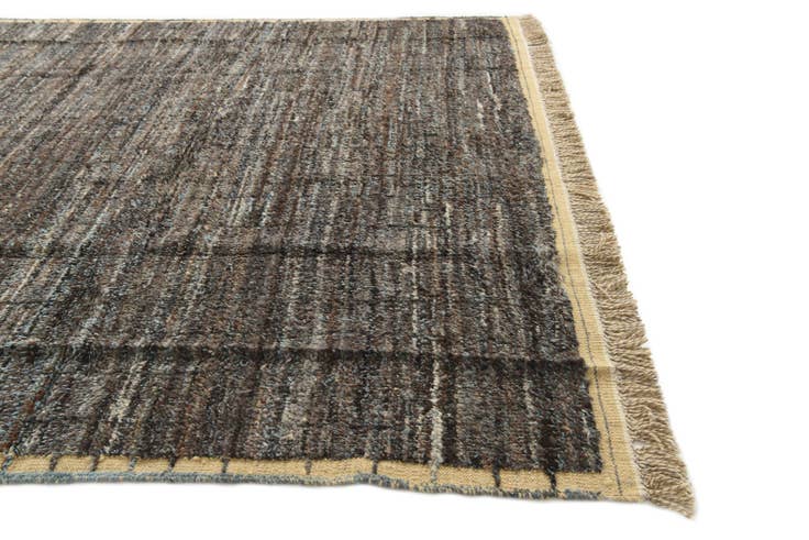 Detail image of 8' 1 x 10' 8 Hand Knotted Moroccan Wool Rug