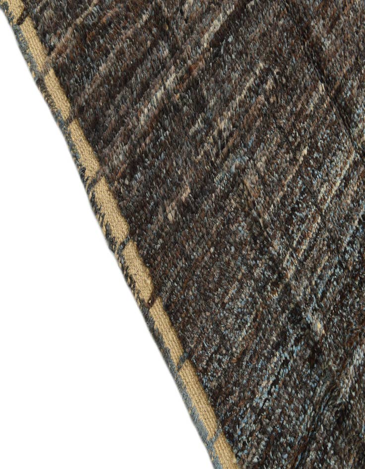 Detail image of 8' 1 x 10' 8  Hand Knotted Moroccan Wool Rug