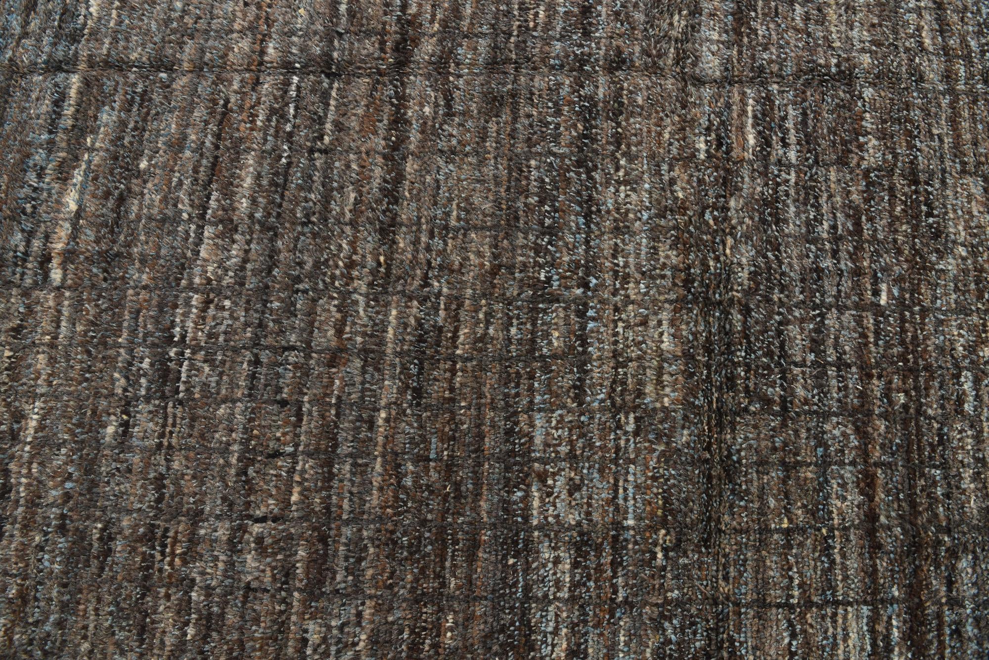 8' 1 x 10' 8 Hand Knotted Moroccan Wool Rug