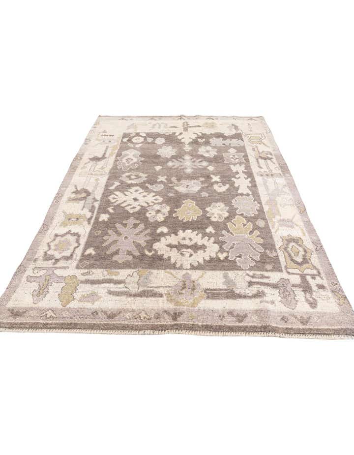 5' 5 x 7' 3 Hand Knotted Moroccan Wool Rug