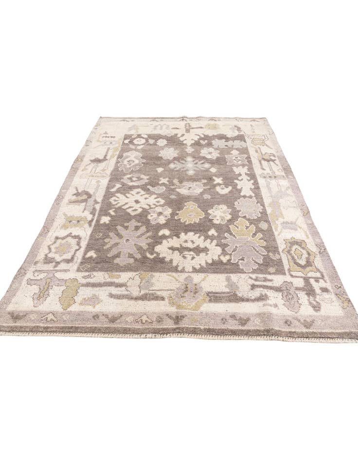 Detail image of 5' 5 x 7' 3 Hand Knotted Moroccan Wool Rug