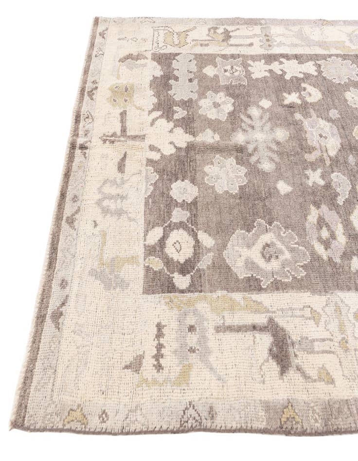 Detail image of 5' 5 x 7' 3  Hand Knotted Moroccan Wool Rug