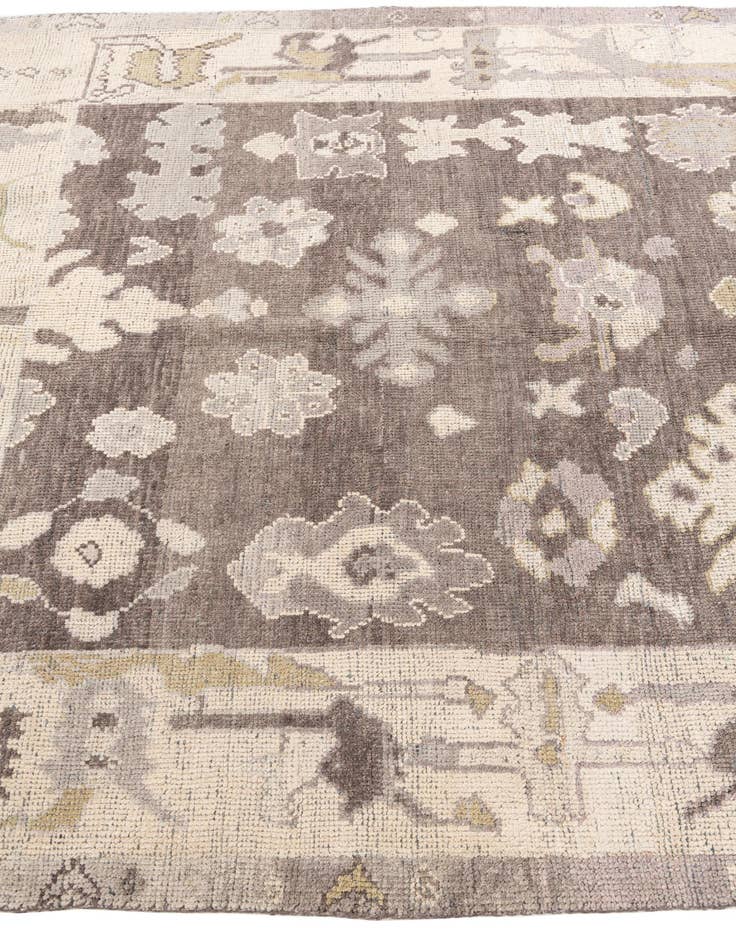 Detail image of 5' 5 x 7' 3  Hand Knotted Moroccan Wool Rug