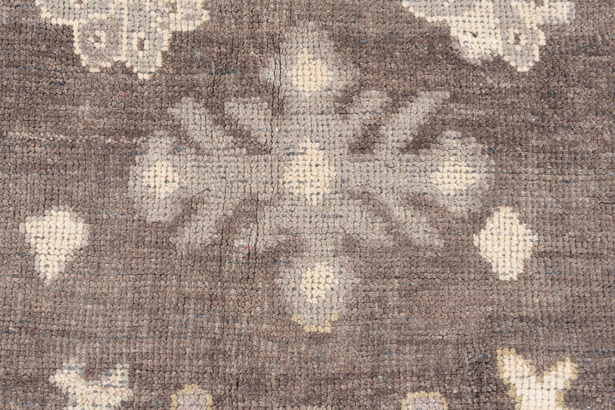 5' 5 x 7' 3 Hand Knotted Moroccan Wool Rug