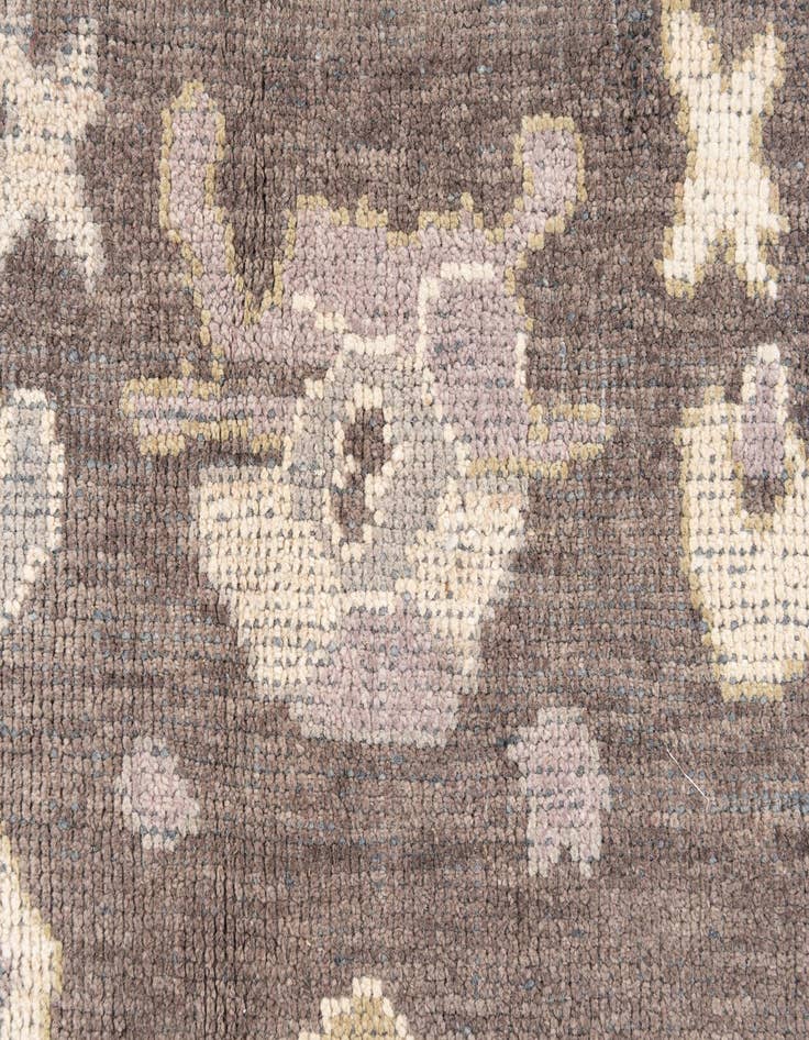 Detail image of 5' 5 x 7' 3  Hand Knotted Moroccan Wool Rug