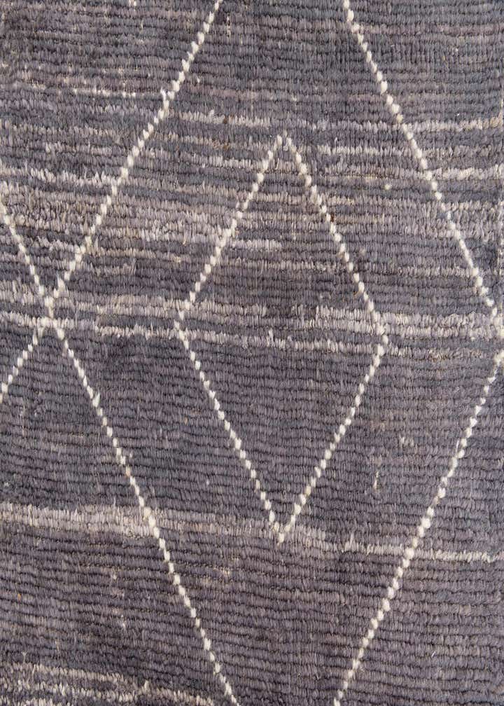 4' 3 x 6' 1 Hand Knotted Moroccan Wool Rug
