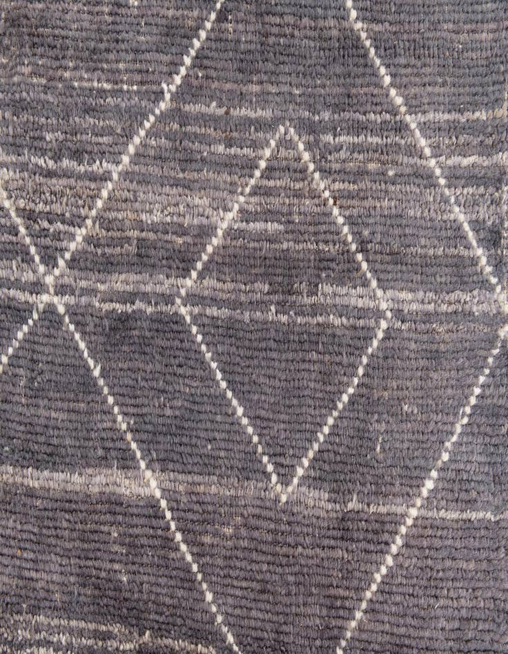 Detail image of 4' 3 x 6' 1 Hand Knotted Moroccan Wool Rug