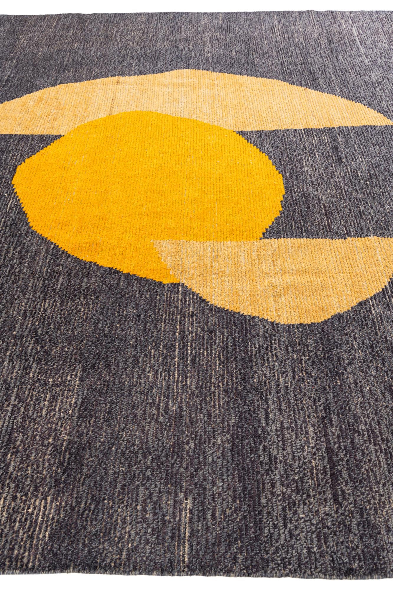 9' 4 x 11' 7 Hand Knotted Moroccan Wool Rug