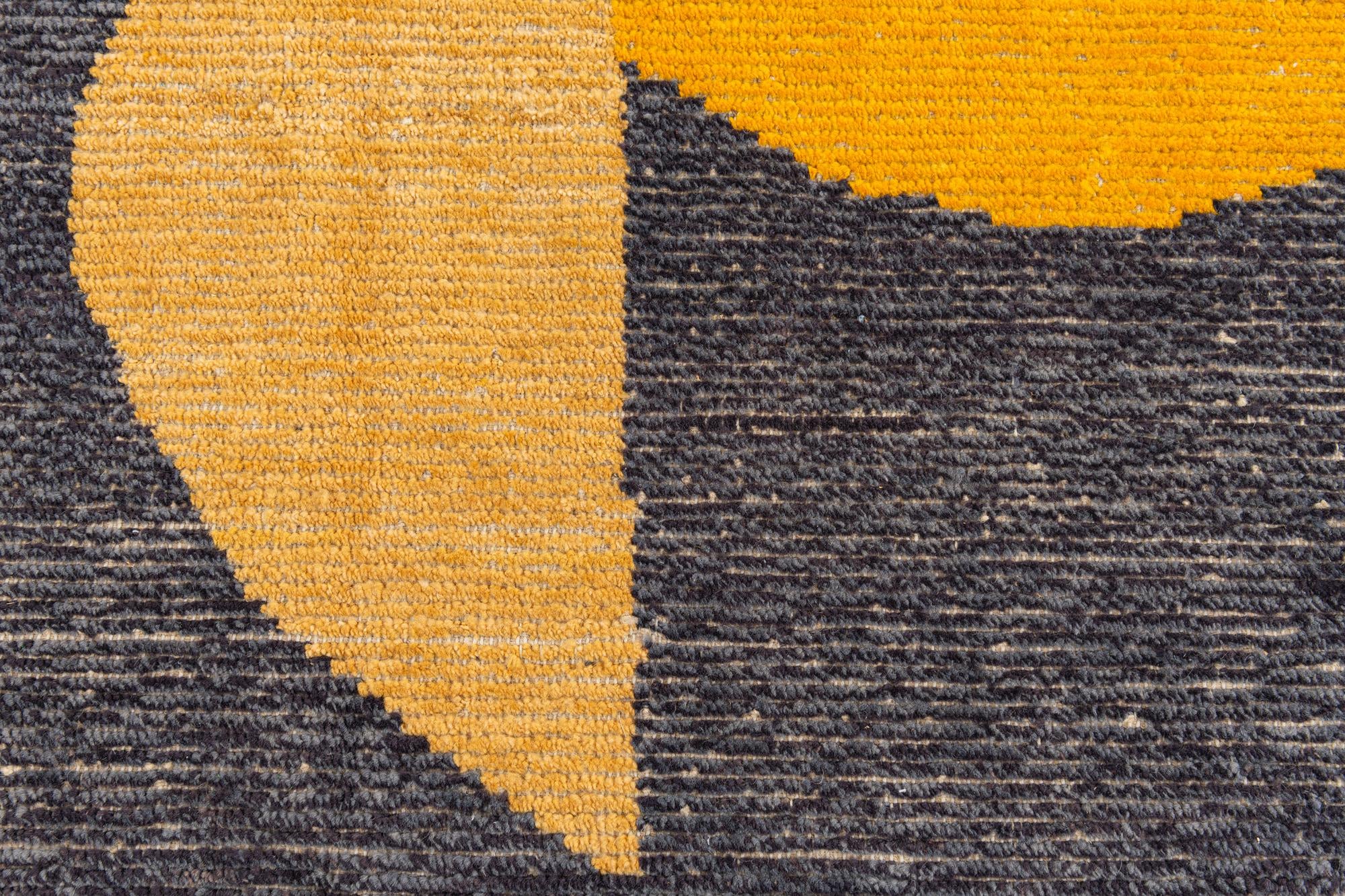 9' 4 x 11' 7 Hand Knotted Moroccan Wool Rug