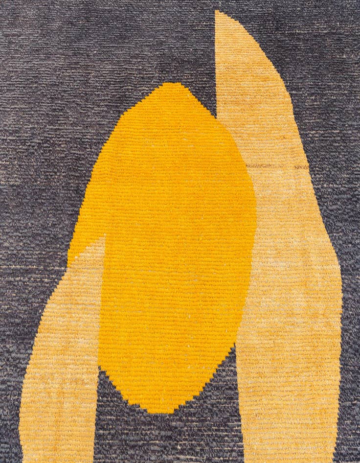 Detail image of 9' 4 x 11' 7  Hand Knotted Moroccan Wool Rug