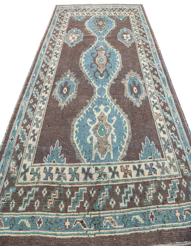 Detail image of 9' x 12' 4 Hand Knotted Moroccan Wool Rug