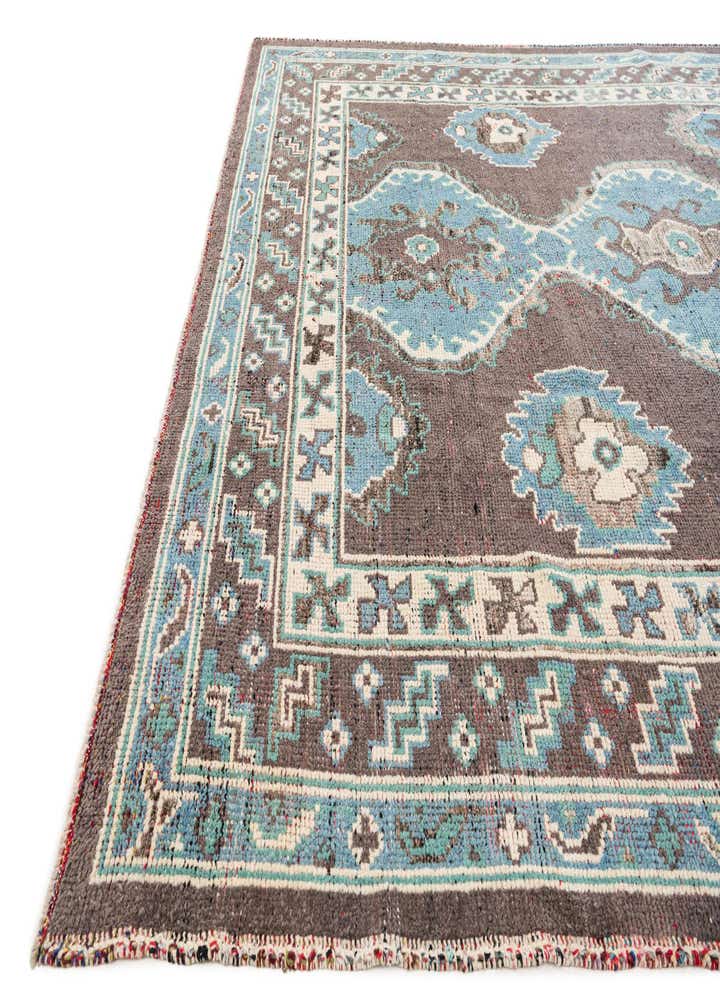 9' x 12' 4 Hand Knotted Moroccan Wool Rug