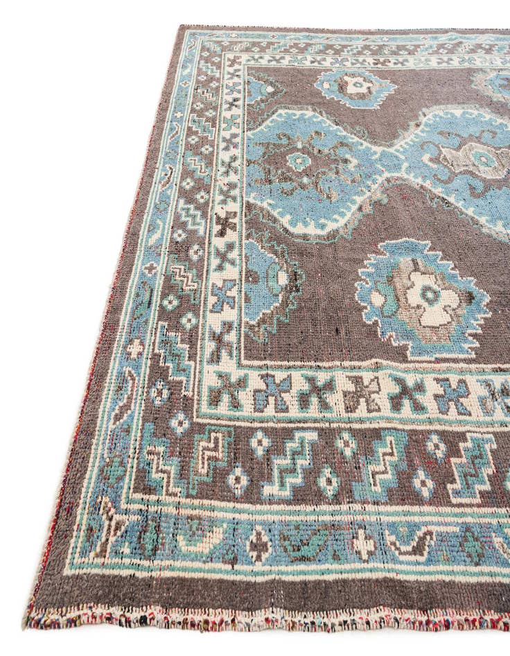 Detail image of 9' x 12' 4 Hand Knotted Moroccan Wool Rug