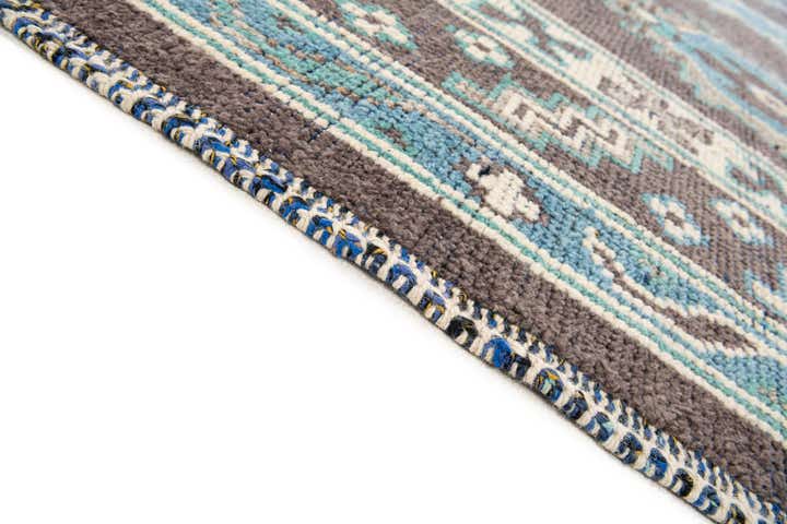 9' x 12' 4 Hand Knotted Moroccan Wool Rug