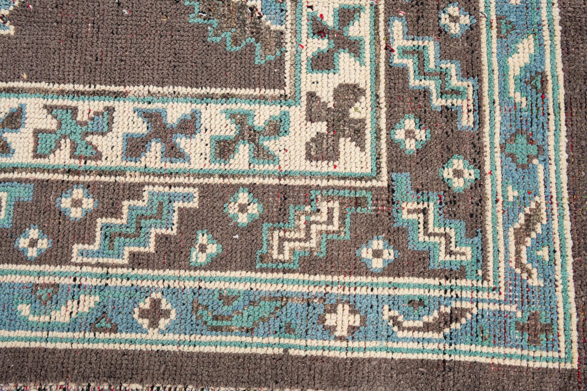 9' x 12' 4 Hand Knotted Moroccan Wool Rug