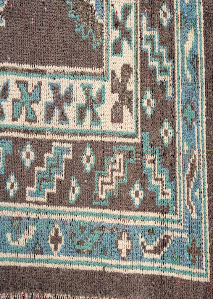 9' x 12' 4 Hand Knotted Moroccan Wool Rug