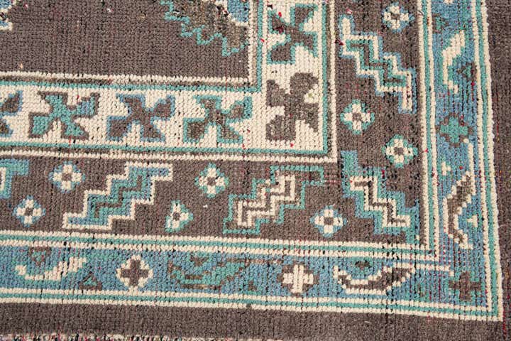 9' x 12' 4 Hand Knotted Moroccan Wool Rug