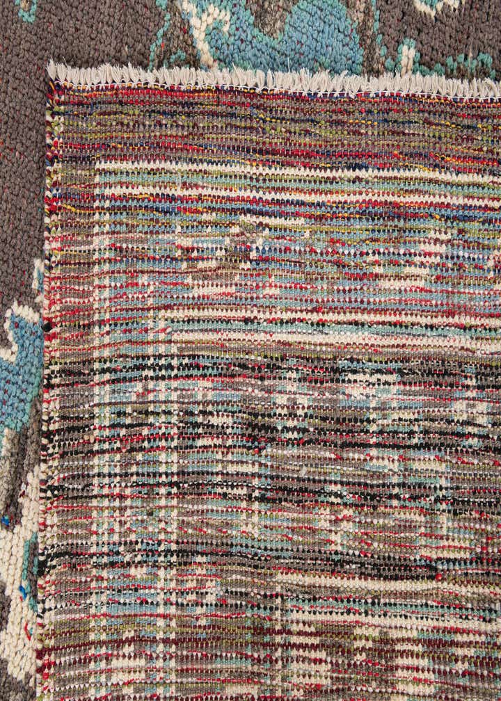 9' x 12' 4 Hand Knotted Moroccan Wool Rug