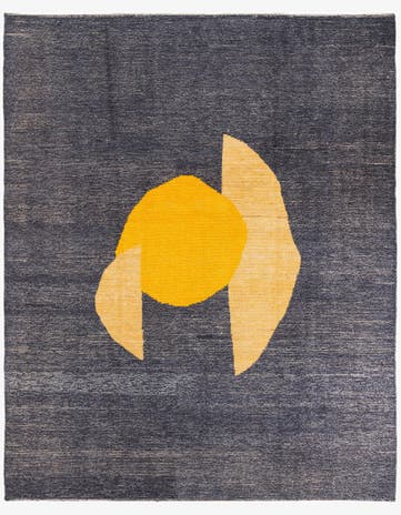 9' 4 x 11' 7 Hand Knotted Moroccan Wool Rug