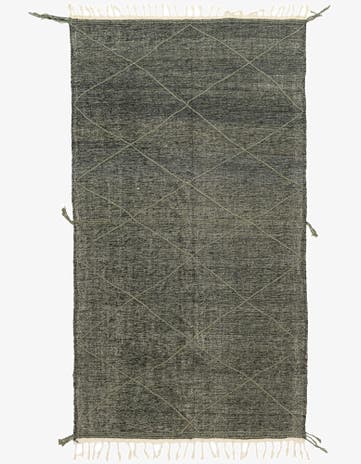 6' 8 x 11' 5 Hand Knotted Moroccan Wool Rug