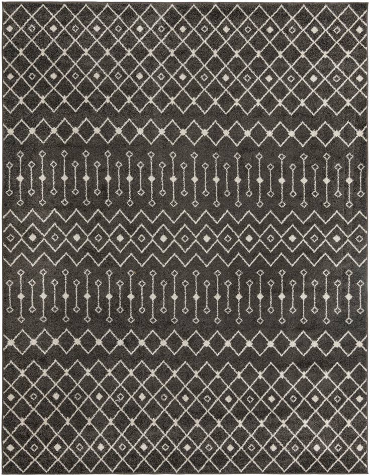 Detail image of 10' 8 x 14' Moroccan Trellis Rug