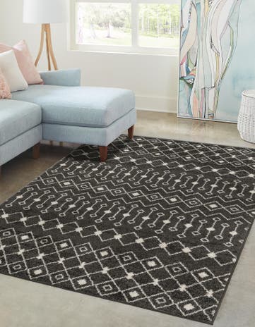 10' x 13' Moroccan Trellis Rug