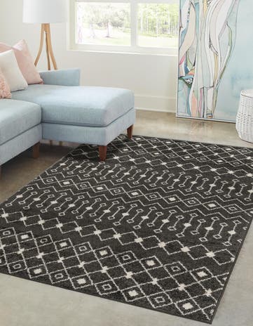 6' x 9' Moroccan Trellis Rug