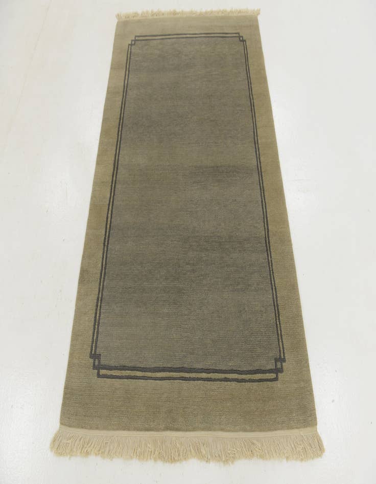 Detail image of 4' x 5' 10 Hand Knotted Nepal Wool Rug