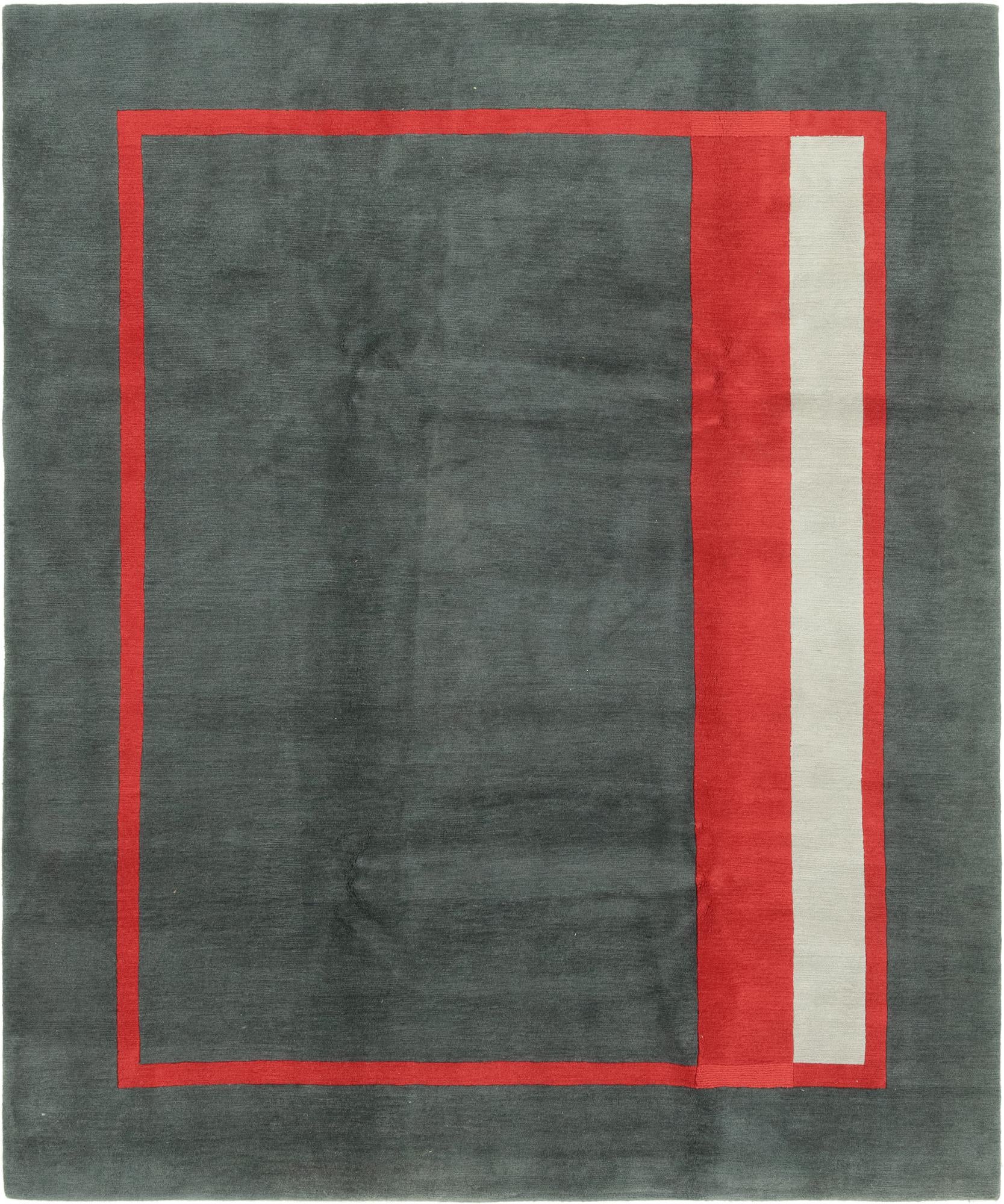 8' 2 x 9' 8 Hand Knotted Nepal Wool Rug