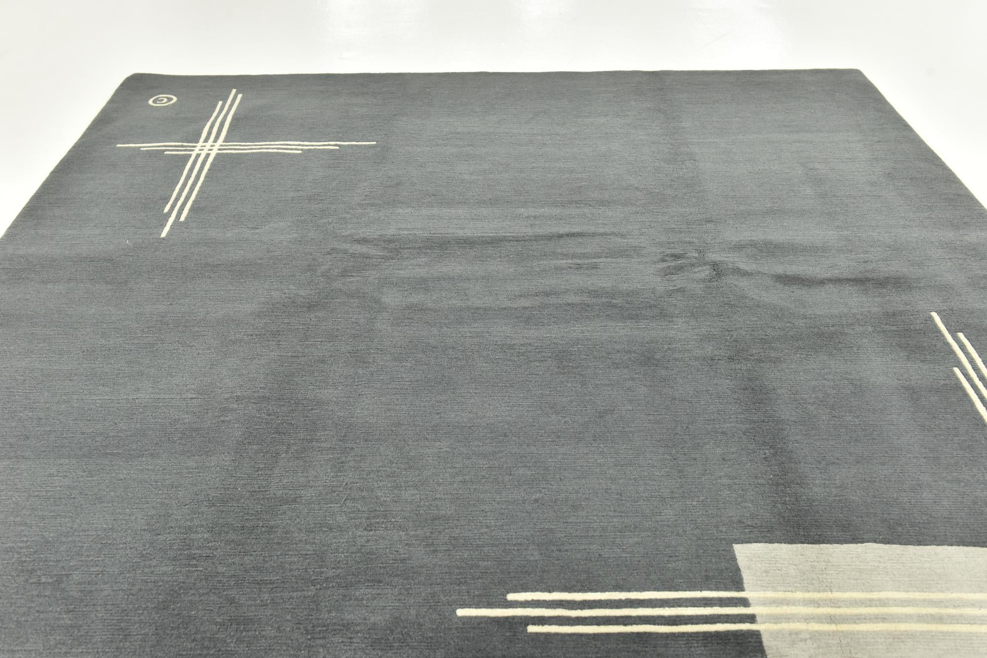8' 2 x 11' 7 Hand Knotted Nepal Wool Rug