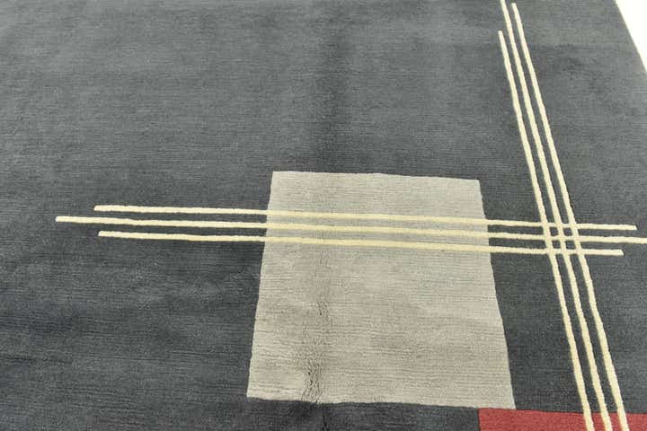 8' 2 x 11' 7 Hand Knotted Nepal Wool Rug