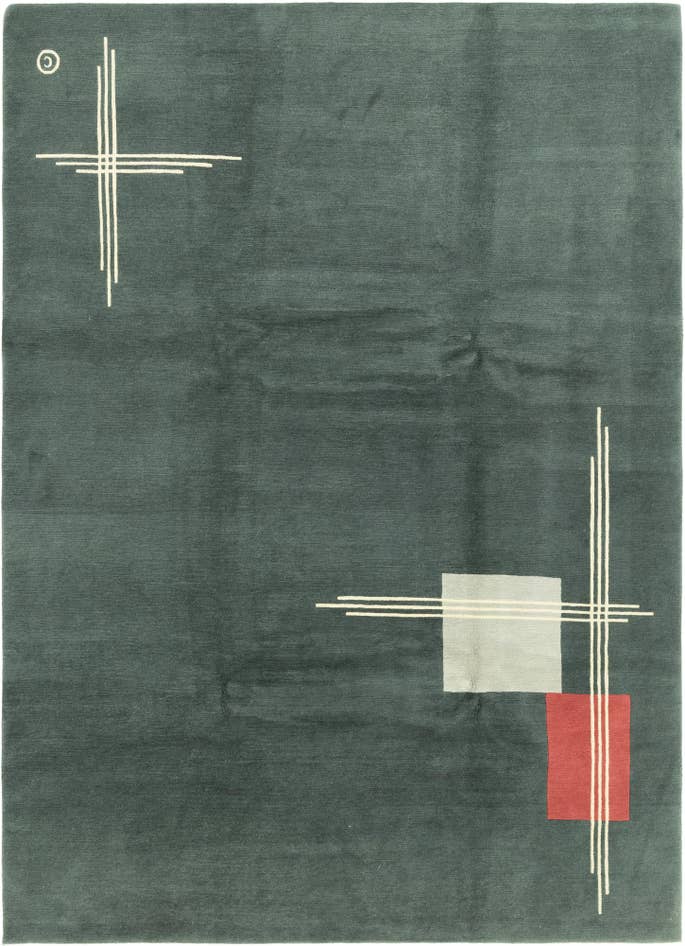 Detail image of 8' 2 x 11' 7 Hand Knotted Nepal Wool Rug
