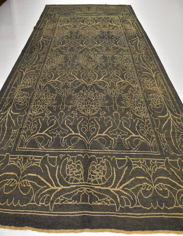 Detail image of 10' 9 x 15' 8  Hand Knotted Oushak Wool Rug